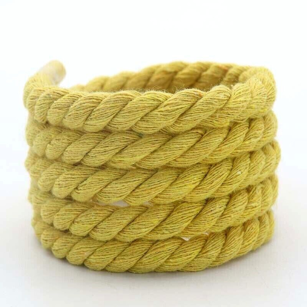 Chunky Twisted Rope Shoelaces-11 Colours-Thick Twisted Round Laces-